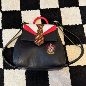 Harry Potter Danielle Nicole Gryffindor Red & Black Mini Backpack